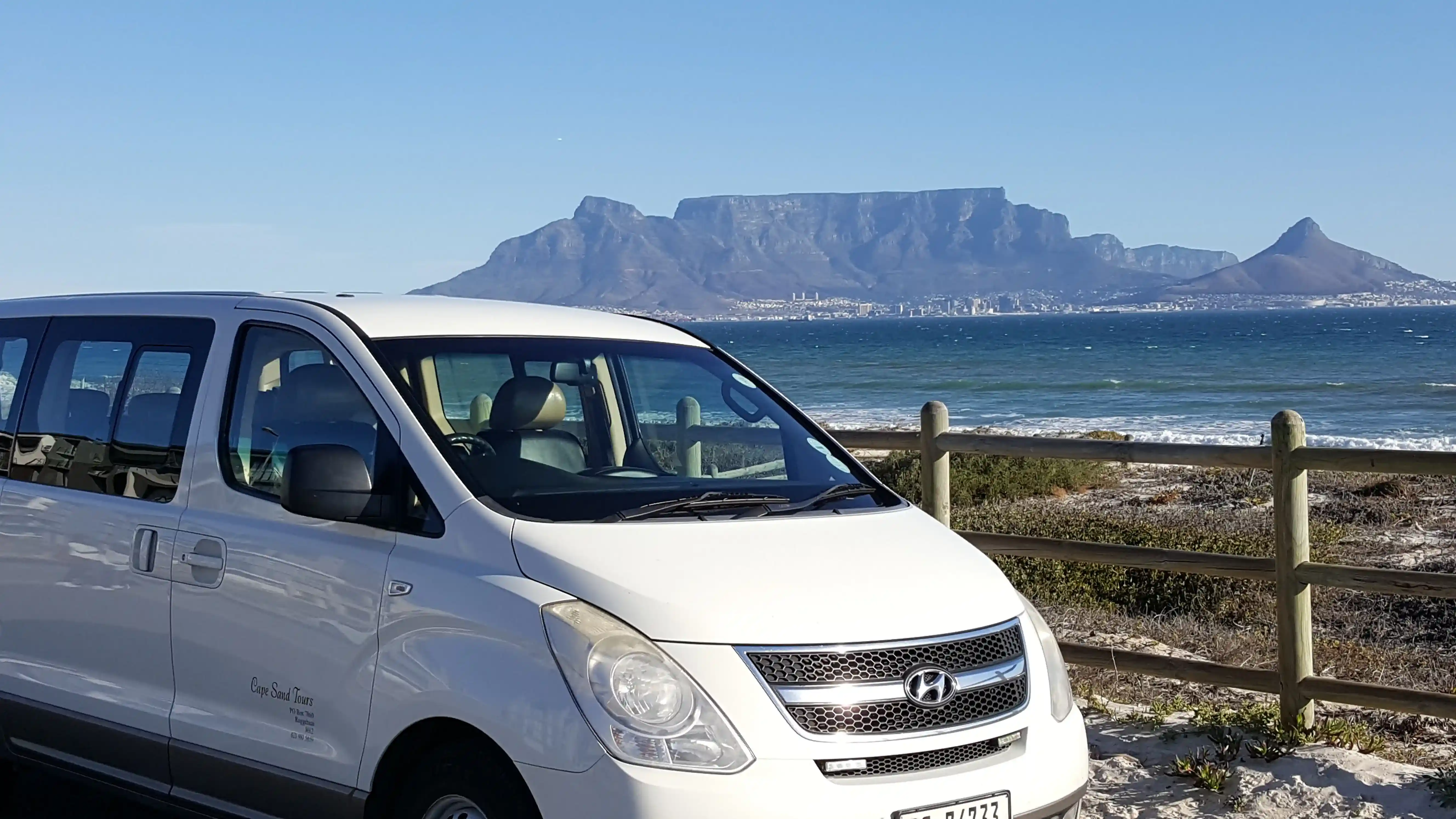 View of Table Mountain from the local beach